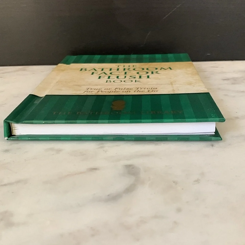 The Bathroom Fact of Flushing Hardcover Book